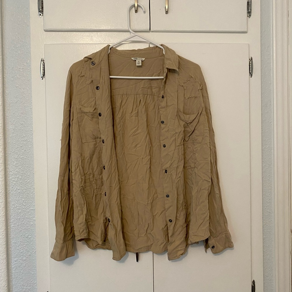 Cato button down long sleeve shirt